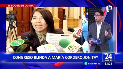 María Cordero Jon Tay: Congreso aprueba suspenderla tras reconsideración por ‘mochasueldo’