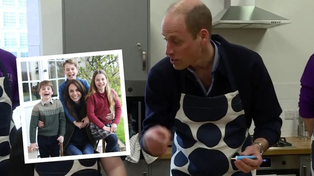 Prince William says his 'wife is the arty one' during visit to youth centre