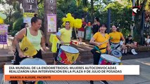 Día Mundial de la Endometriosis mujeres autoconvocadas realizaron una intervención en la plaza 9 de Julio de Posadas