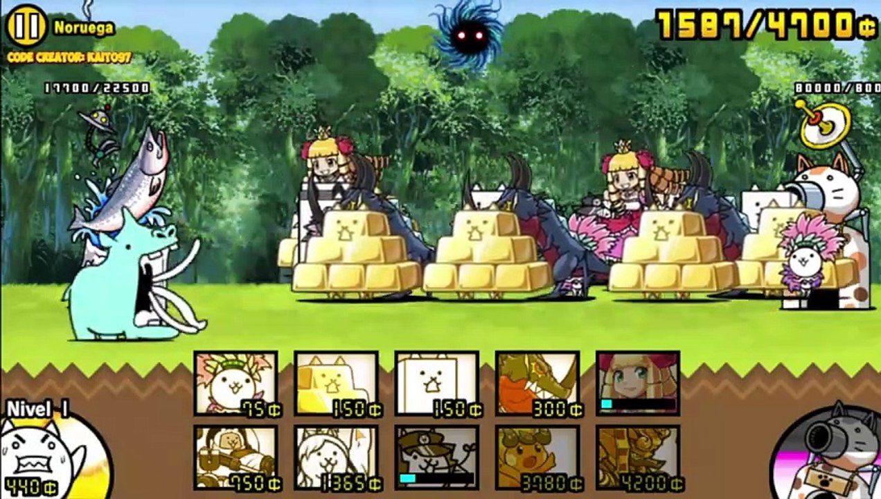 RECOLECTANDO TESOROSO HACIA EL FUTURO 2 - THE BATTLE CATS