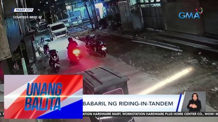 Lalaki, pinagbabaril ng riding-in-tandem | UB