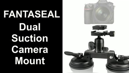 Fantaseal DUAL SUCTION CUP Camera Mount - Unboxing, Assembly, and Review