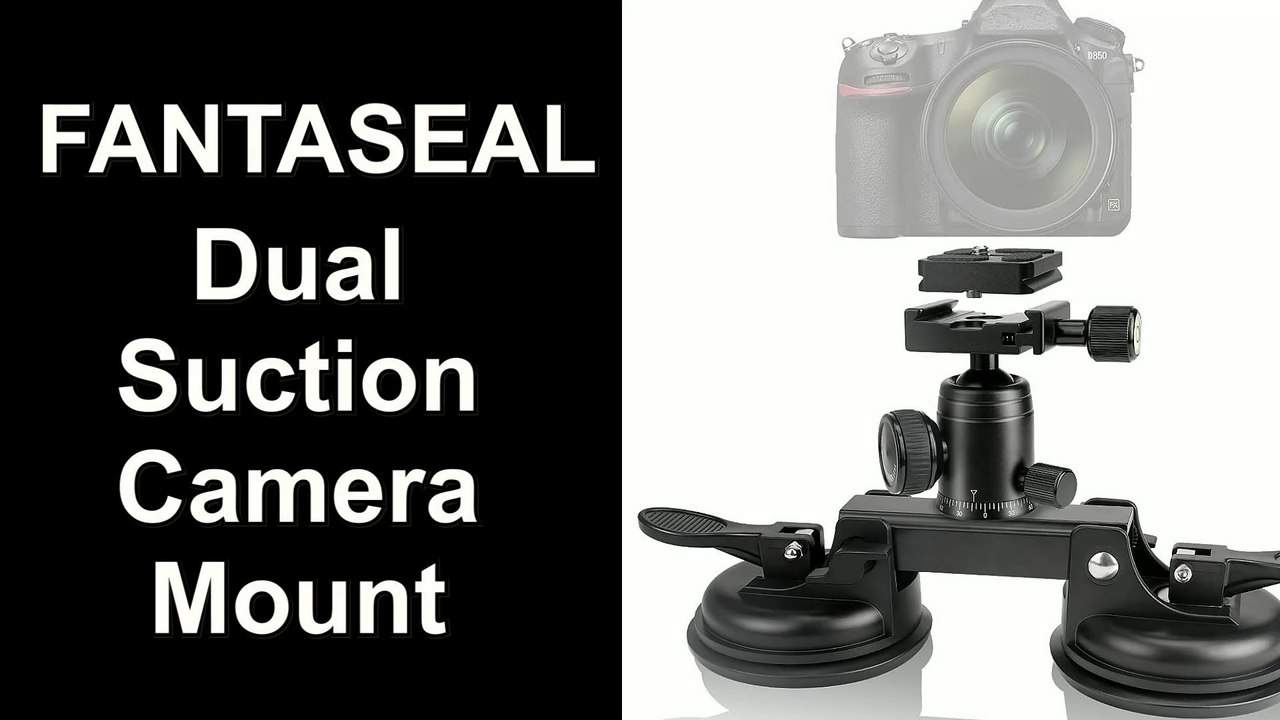 Fantaseal DUAL SUCTION CUP Camera Mount - Unboxing, Assembly, and Review