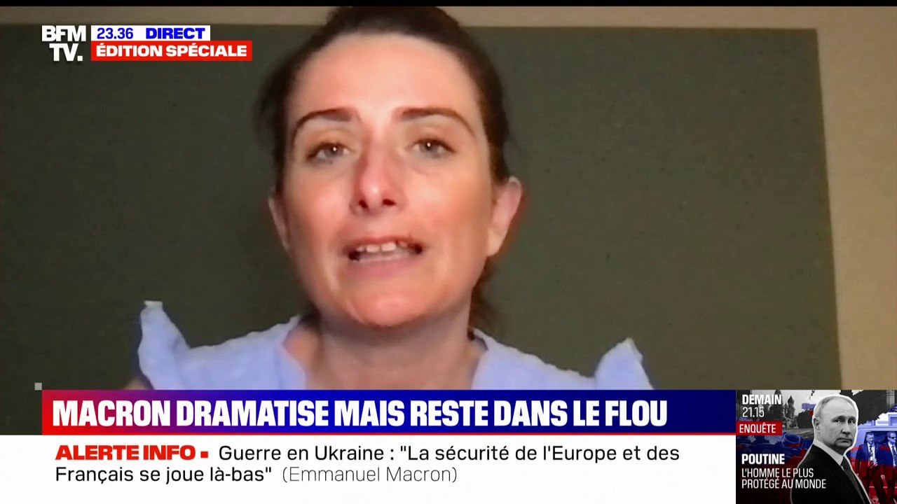 Marine Tondelier (secrétaire nationale des Écologistes) estime qu'Emmanuel Macron n'a pas été "rassurant" lors de sa prise de parole sur le soutien français à l’Ukraine