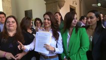 Laura Haro formaliza solicitud para aplicar pruebas de control a aspirantes a puestos de elección