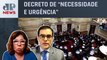 Senado argentino rejeita reformas liberais de Javier Milei; Dora Kramer e Vilela comentam