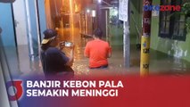 Banjir Kebon Pala Semakin Meninggi, Ketinggian Air Mencapai 1 Meter