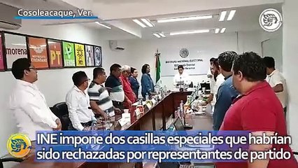 INE impone dos casillas especiales que habrían sido rechazadas por representantes de partido