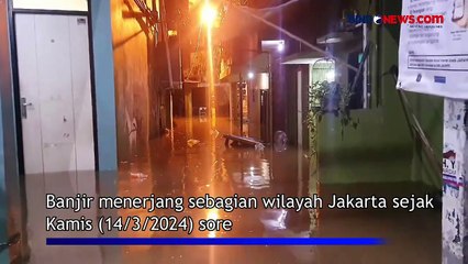 Banjir Terjang Wilayah Kebon Pala, Ketinggian Air Mencapai 1 Meter