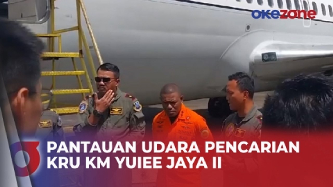 Tim SAR Lakukan Pantuan Udara Pencarian 21 Kru Hilang KM Yuiee Jaya II