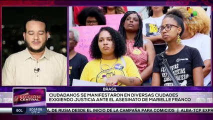 En Brasil crecen las protestas por el caso de la activista Marielle Franco