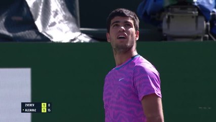 Alcaraz cannot bee stopped in Zverev victory