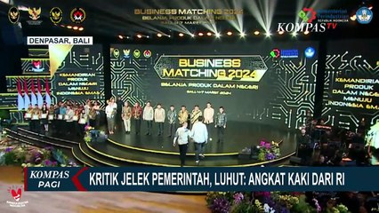 Akui Kesal dengan Kritik Jelek ke Pemerintah, Luhut: Beri Kritik Membangun