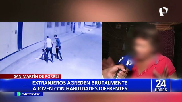 Brutal ataque a joven con habilidades diferentes en San Martín de Porres