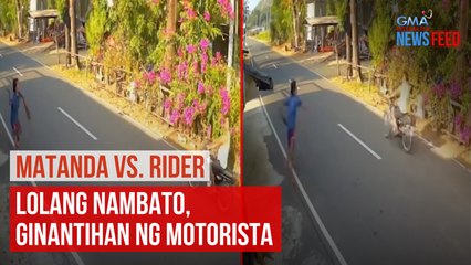 Matanda vs. Rider – Lolang nambato, ginantihan ng motorista | GMA Integrated Newsfeed