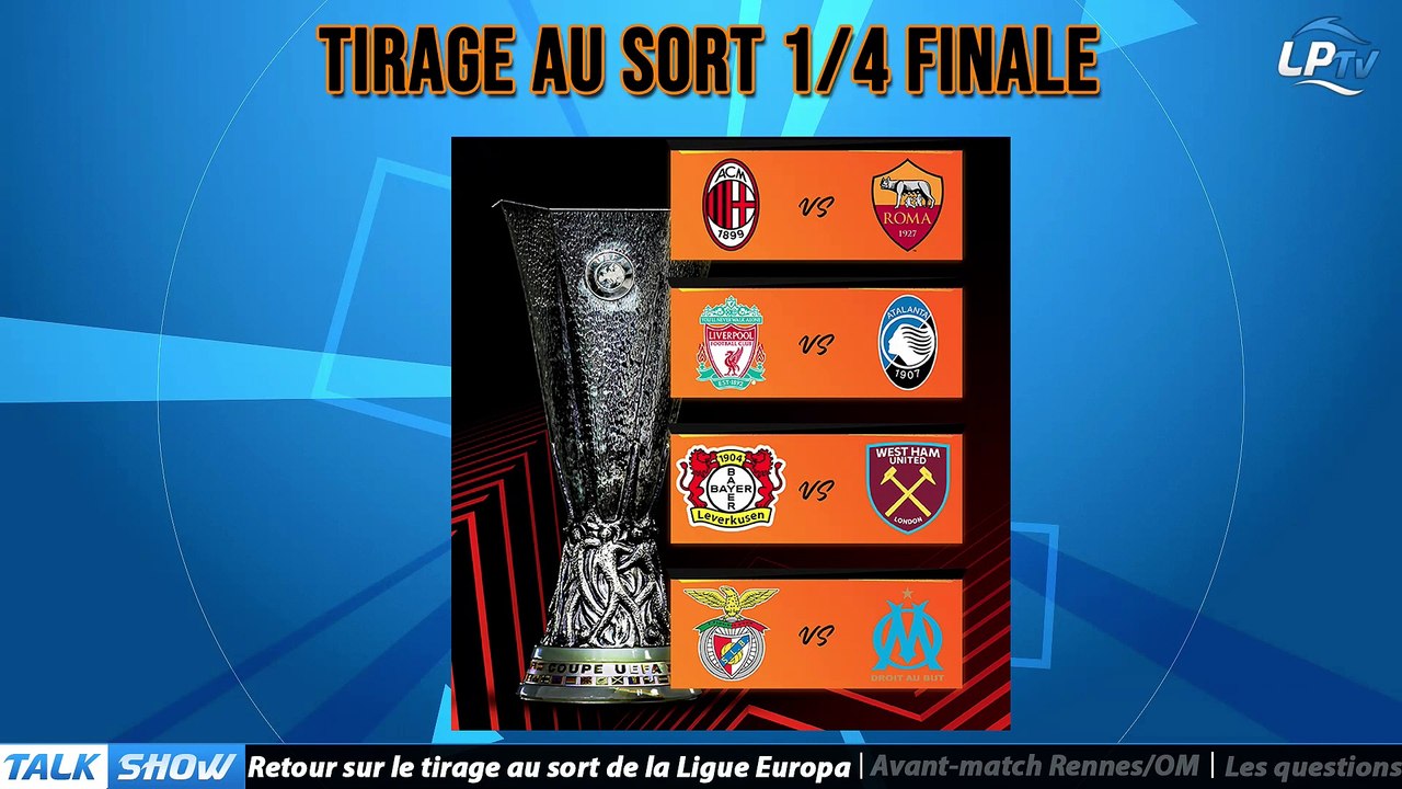 Talk Show partie 2 : Retour sur le tirage au sort des quarts de finale de l'Europa League
