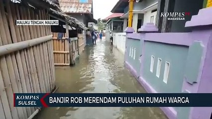 Banjir Rob Genangi Perumahan Warga