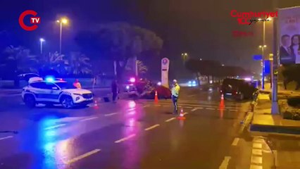 DP'li başkanın içinde bulunduğu araç kaza yaptı!