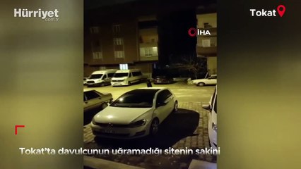 Davulcunun uğramadığı sitenin sakini komşularını bağırarak sahura kaldırdı