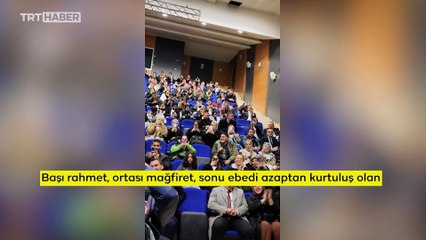 Cumhurbaşkanı Erdoğan Rize'deki gençlere hitap etti