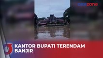 Terendam Banjir, Kantor Bupati Grobogan Lumpuh Total