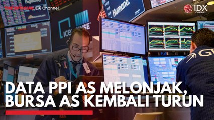 Data PPI AS Melonjak, Bursa AS Kembali Turun