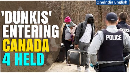 Download Video: Illegal Border Crossing: 3 Indians & 1 Other Arrested Trying to Enter US from Canada | Oneindia News