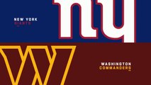 New York Giants vs. Washington Commanders, nfl football, NFL Highlights 2023 Week 11