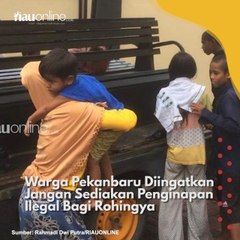 Warga Pekanbaru Diingatkan Jangan Sediakan Penginapan Ilegal Bagi Rohingya