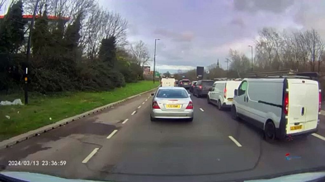 Bus lane crash: Three hurt after impatient driver pulls out on double ...