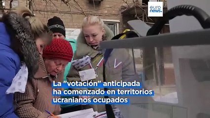 Rusia fuerza el voto en la Ucrania ocupada para evitar una abstención masiva