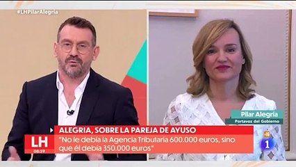 Pilar Alegría se niega a condenar el tuit machista de Óscar Puente contra Ayuso