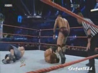 triple threat match cena vs orton vs hhh parie 2