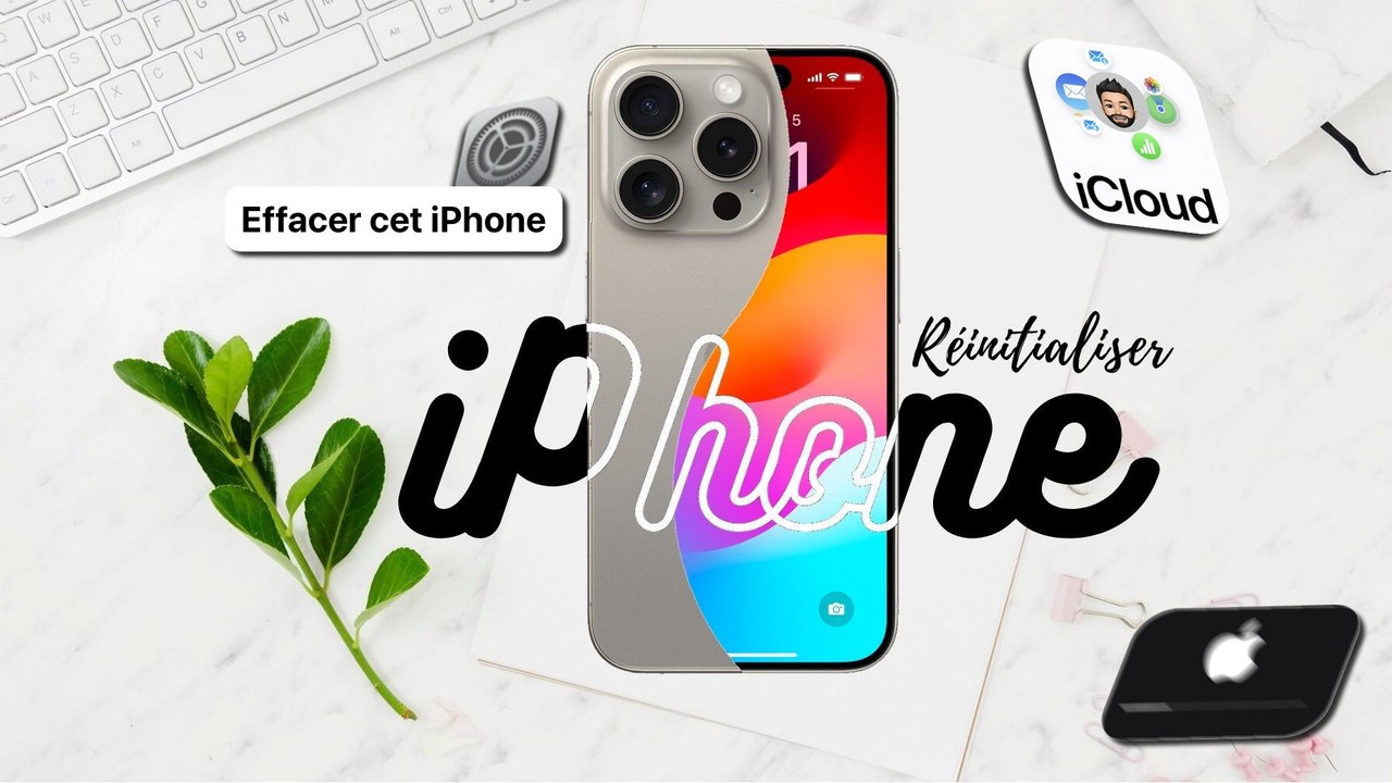 Comment RÉINITIALISER un iPHONE et supprimer un compte iCLOUD ?