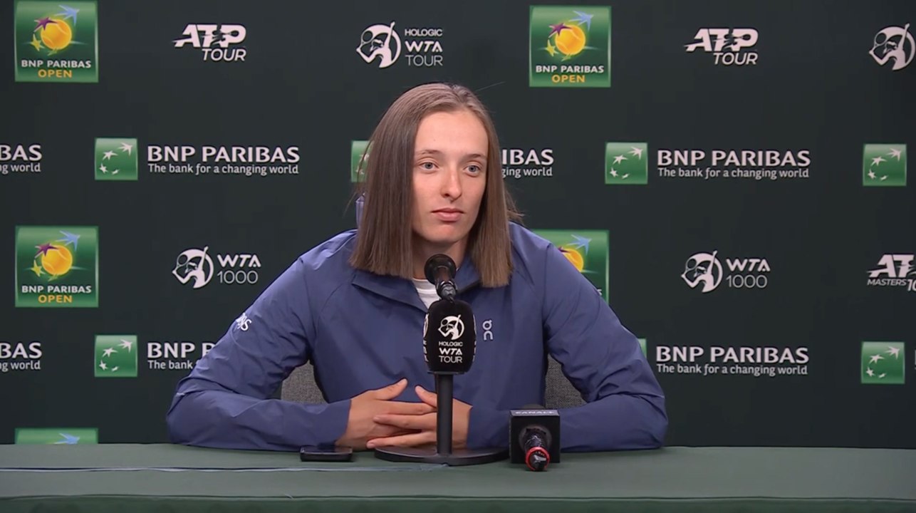 WTA - Indian Wells 2024 - Iga Swiatek to face Ukrainian Marta Kostyuk in semi-finals : "We had some talks about the war at the beginning"