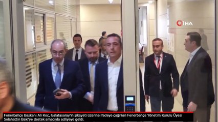 Fenerbahçe Başkanı Ali Koç adliyede! 'Yöneticim, gelmez miyim?'