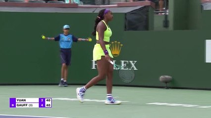 Indian Wells - Gauff fête sa vingtaine en dominant Yuan