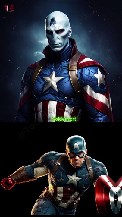 marvel and dc superhero voldemort version #marvel #dc