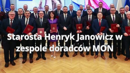 Starosta Henryk Janowicz dołącza do zespołu MON 🚀