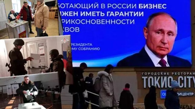 Rusya’da halk devlet başkanlığı seçimi için sandık başında