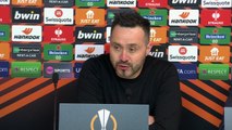 Brighton's Robert de Zerbi on their UEFA Europa League last 16 exit despite second leg win over Roma