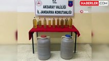 Aksaray'da sahte içki üretim ve ticaretine jandarma darbesi