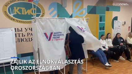 Zajlik az elnökválasztás Oroszországban