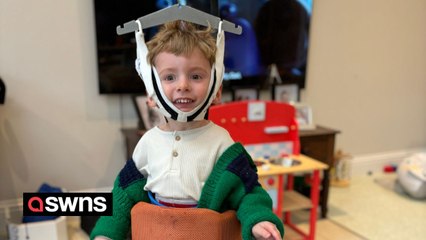 Tot who 'would survive just seven months' is turning three and learning to walk