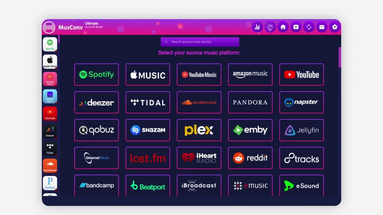 MusConv - transfer albums between Spotify, Apple Music and 125+ music services[ 2024 ]