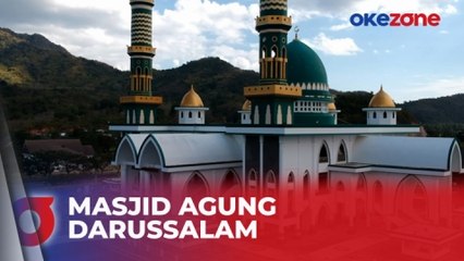 Menikmati Keindahan Masjid Agung Darussalam di Kota Taliwang