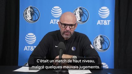 Mavericks - Kidd satisfait par son équipe sans Doncic