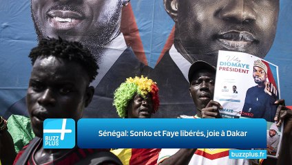 Video herunterladen: Sénégal: Sonko et Faye libérés, joie à Dakar