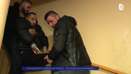 Reportage - Emmuré par la maladie, et privé d'ascenseur ! - Reportages - TéléGrenoble