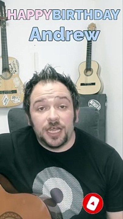Happy Birthday, Andrew! Geburtstagsgrüße an Andrew